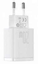 МЗП блочок 20W USB-A/USB-C (CCXJ-B02) white Baseus, фото 5
