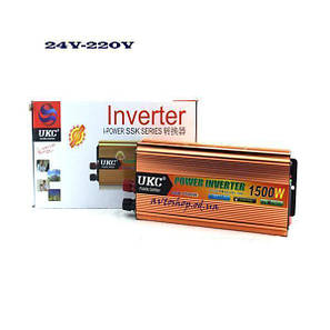 Перетворювач UKC AC/DC 1500W 24V SSK, фото 3