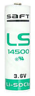Батарейка літієва SAFT LS14500 STD, AA, 3.6V, LiSOCl2 3.6 вольтів