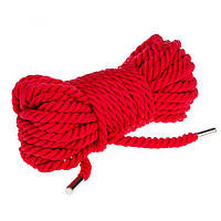 Мотузка для бондажу Premium Silky 10M, Red