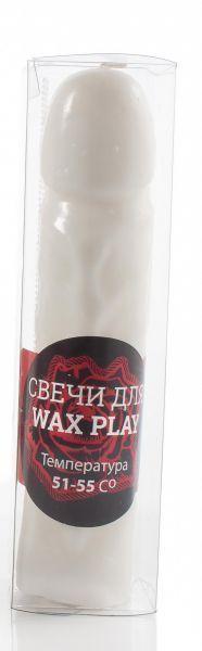 Свічка ручної роботи у формі фалосу, White