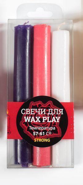 Набір тонких свічок ручної роботи, 3 шт., V&P&W