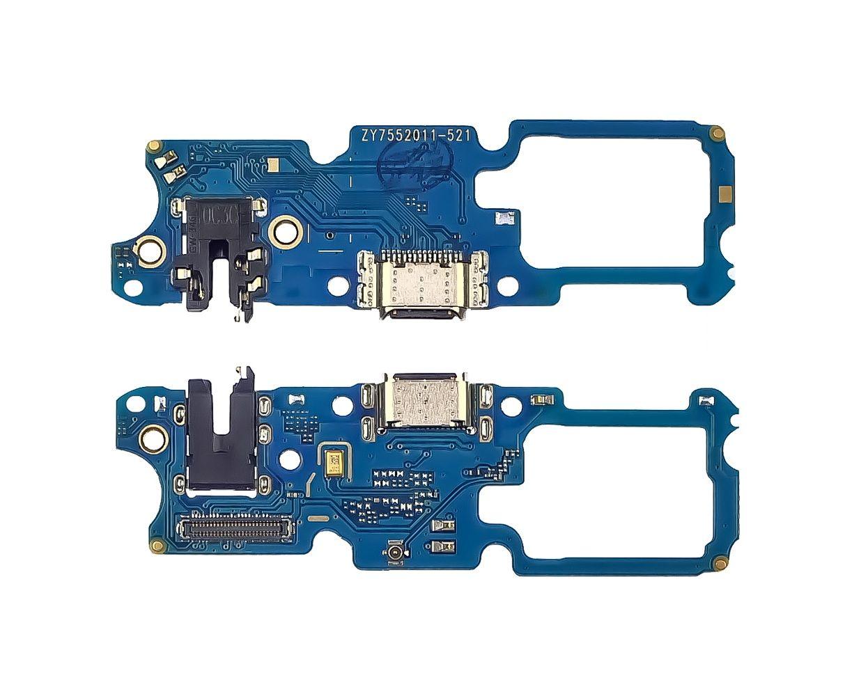 Нижня плата (роз'єм зарядки) Oppo Realme 6 Pro з роз'ємом зарядки, гарнітури та мікрофоном, фото 1