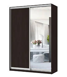 Шафа-купе 1600x450x2400 Фасади ДСП+Дзеркало