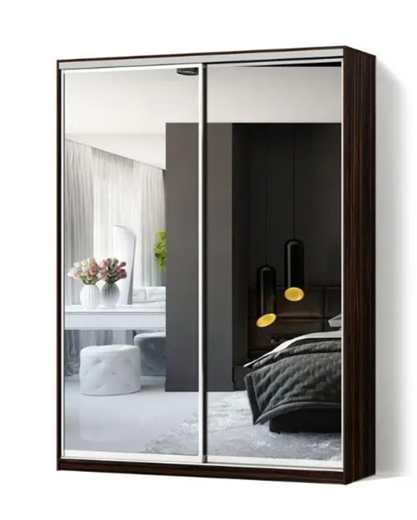 Шафа-купе 1600x450х2100 Фасади Дзеркало+Дзеркало