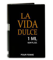 Пробник парфуми з феромонами жіночі La Vida Dulce, 1 ml