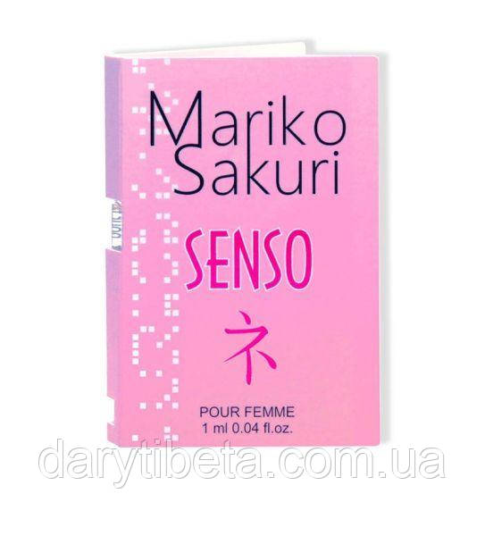 Пробник парфуми з феромонами жіночі Mariko Sakuri SENSO, 1 ml