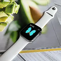 Стильные Умные смарт часы Smart Watch T500+ Apple watch 6/44мм Т500+ Plus / Умные часы Т500+ Plus Белые