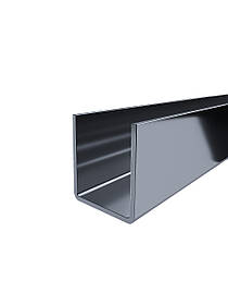 ODF-04-32-02-L2500 Профіль для скла 12 мм, без отворів, полірований