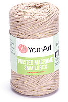 Twisted Macrame 3mm Lurex Yarnart