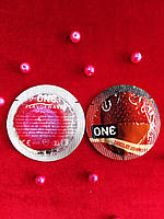 Презервативи ONE Chocolate Strawberry (ароматизовані) (по 1 шт.) (паковання може відрізнятися кольором