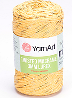 Twisted Macrame 3mm Lurex Yarnart-764