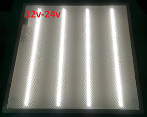 Світлодіодний світильник панель 36W 12V-24V 6000K PRISMATIC 600*600мм Код.57674