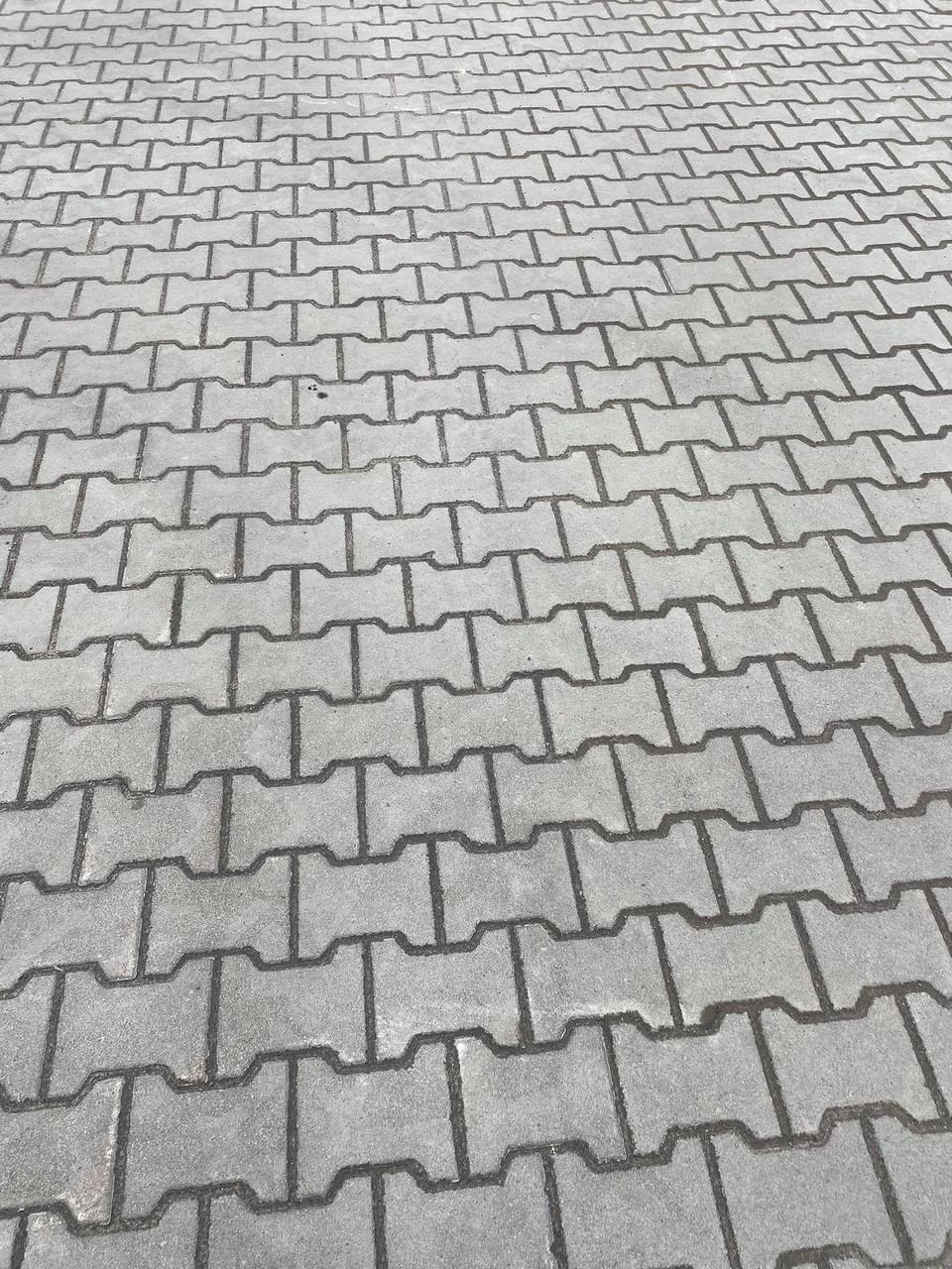 Подвійне Т, Подвійне Т (без фаски) тротуарна плитка, фото 1