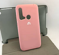 Чехол для Huawei P20 Lite 2019 накладка бампер Silicone Cover розовый
