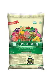 Універсальний торф'яний субстрат Щедра Земля 25 л