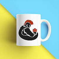 Білий кухоль (чашка) з принтом "Crossfit 8" Push IT