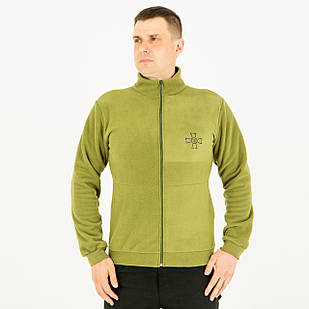 Кофта з полегшеного флісу колір олива, 46,48,50,52,54 р-р