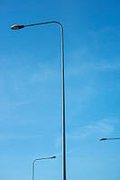 Оцинкованные столбы освещения, граненые 6 метров PO-156-F(3) фланец 220х300