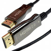 Шнур HDMI 4K (шт.- шт.) version 2.0, gold, 3метра, в блистере