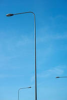 Оцинкованный столб освещения металлический многогранный 10 метров PO-191-F(4) опоры света