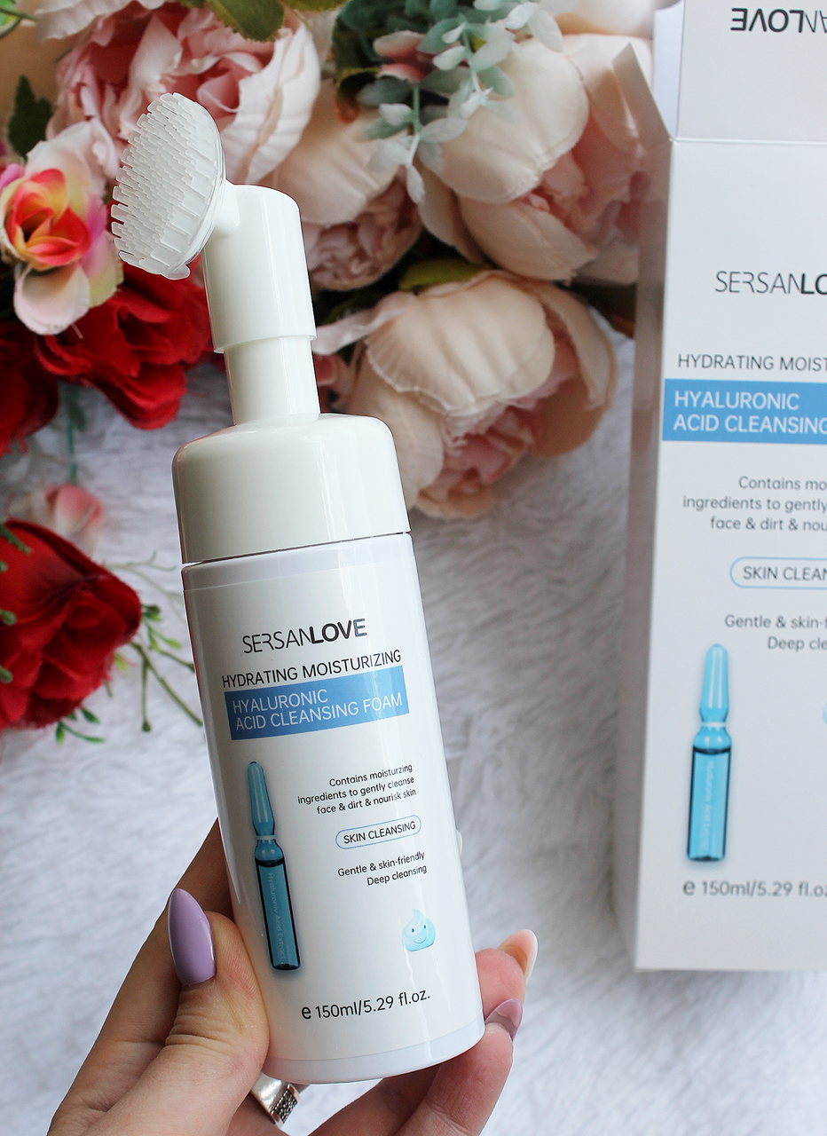 Пінка-мус для вмивання SERSANLOVE Hyaluronic Acid Makeup Remover Cleansing Foam 150 мл