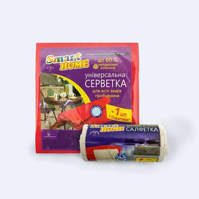 Серветки та ганчірки для прибирання