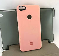 Чехол для Xiaomi Redmi Note 5A, note 5a Prime накладка Full Case силиконовый бампер розовый