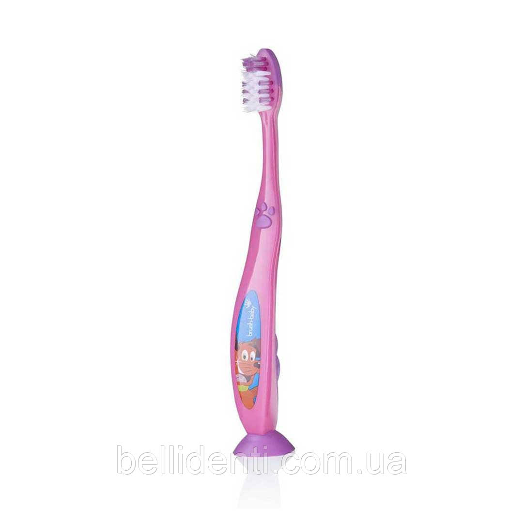 Зубна щітка Brush-Baby FlossBrush (від 6 років) рожева