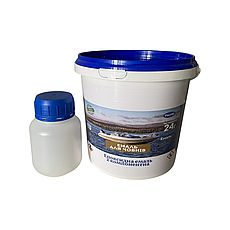 Емаль для човнів, яхт, катерів епоксидна Plastall 900г Червоний daymart, фото 3