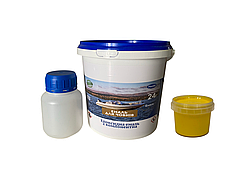 Емаль епоксидна для човнів, яхт, катерів Plastall 900г Жовтий daymart