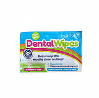 Детские дентальные салфетки Brush-Baby Dental Wipes, 1 шт