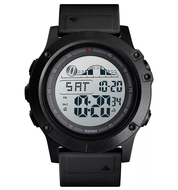 SKMEI 1476 годинники чоловічі Чорні/Білі