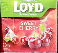 Чай фруктовий в пірамідках LOYD SWEET CHERRY 20 пак.