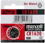 Батарейка Maxell CR1620 Lithium 3V 1 шт. (Блістер 5 шт.), фото 2