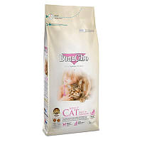 Сухий корм для стериліз дорослих котів суперпреміум класу BonaCibo Adult Cat Light&Sterilised Курка 2 кг (BC406137)