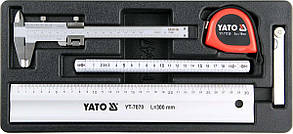 Ложемент з вимірювальним інструментом 5 шт YATO YT-55474