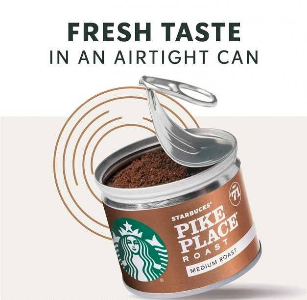 Мелена кава Starbucks Medium Roast Pike Place 37g, фото 1