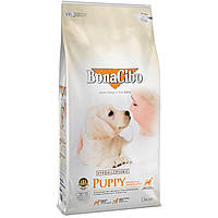 Сухой корм для щенков всех пород суперпремиум класса BonaCibo Puppy Курица 15 кг (BC405703)