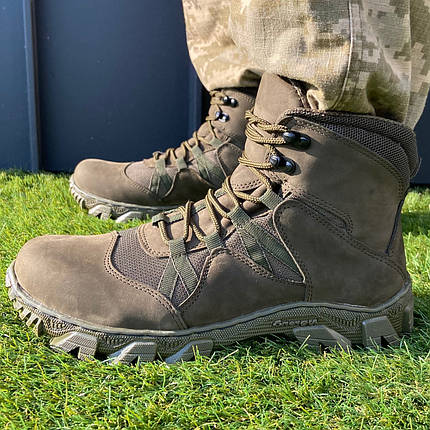 Чоловічі тактичні кросівки з натуральної шкіри, фото 1