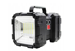 Ліхтар прожектор акумуляторний потужний IN W844 1200 lm LED USB, фото 4