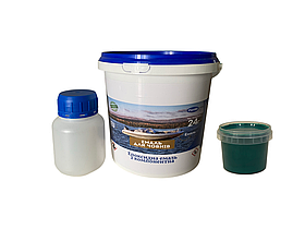 Епоксидна емаль для човнів, яхт, катерів Plastall 900г Зелений ukrfarm