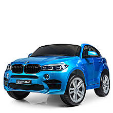 Дитячий електромобіль джип BMW X6, АКБ 12 V 20 AH, 2 мотори, підсвітка днища, заряджання для мобільного