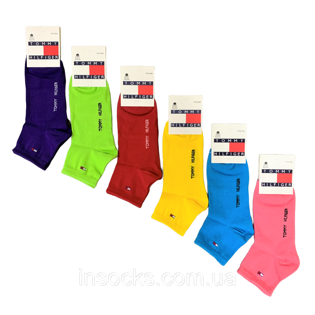 Шкарпетки жіночі "Tommy Hilfiger" хб, демісезонні. 36-40р. Середньої висоти.