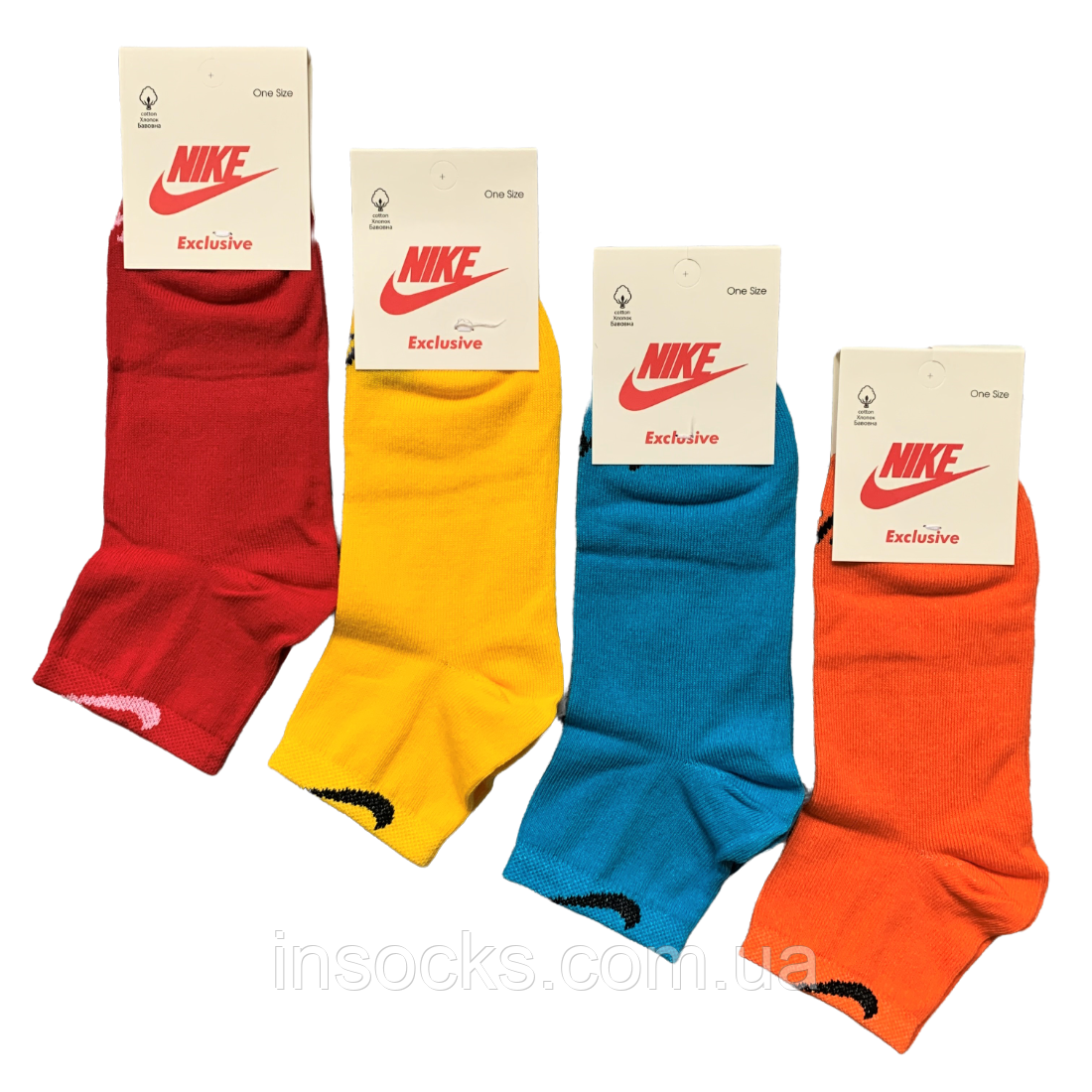 Шкарпетки жіночі "Nike" хб, демісезонні. 36-40р. Середньої висоти.