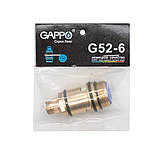 Кран-букса GAPPO G52-6 для перемикача G2402, G3248, 90°, фото 3