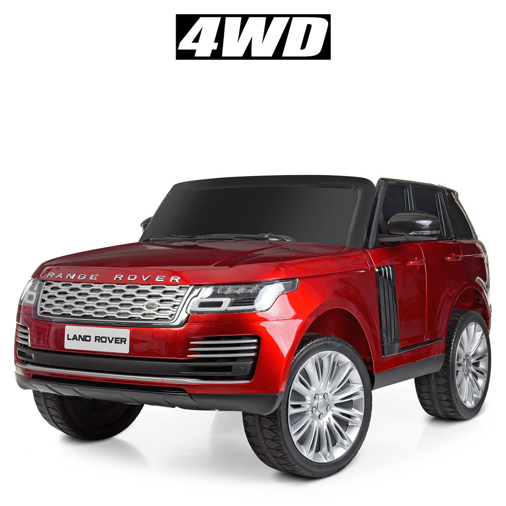 Дитячий джип Range Rover, АКБ 12V 18Ah, планшет, мультимедійна сигналізація, LED підсвічування днів і ніг