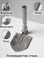 Качественная тактическая саперная походная лопата для выживания, складная саперна лопатка для военного, GP74