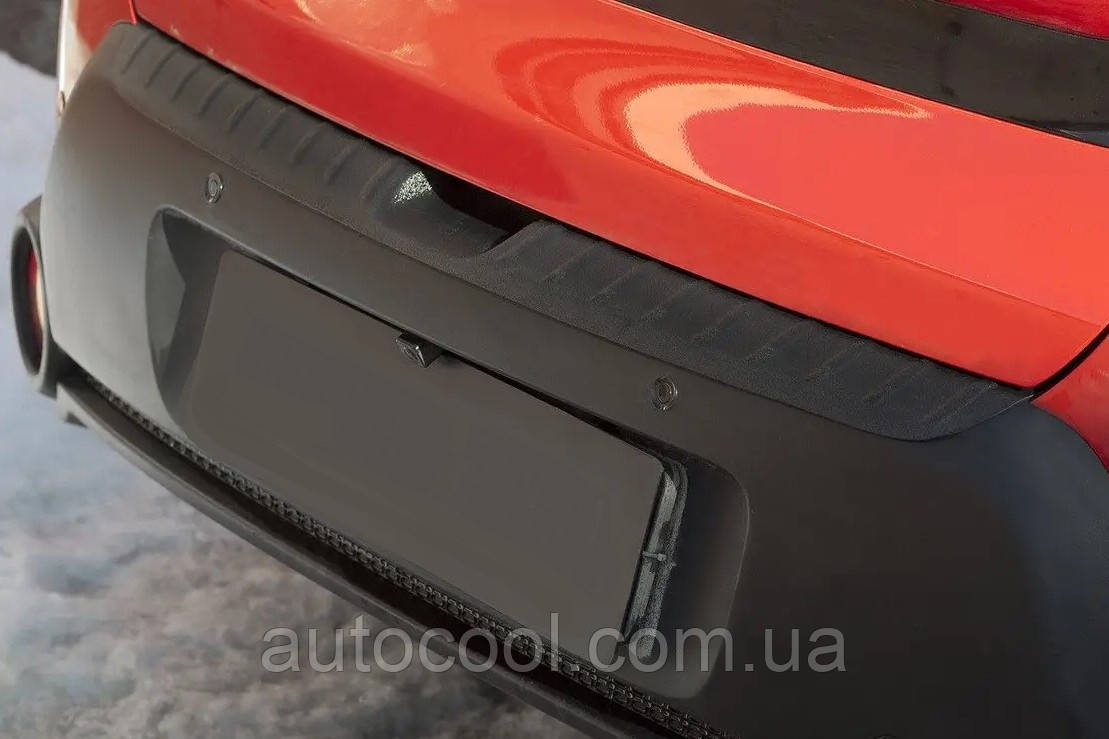 Накладка на задній бампер KIA Soul 2014-2016 р. в. Кіа Соул, фото 1
