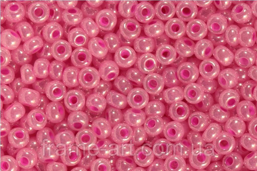Бісер 37177 (33119) Preciosa (Чехія) яскраво-рожевий перлинний 25 г